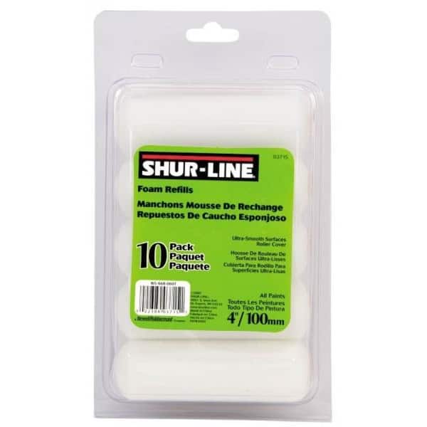 ShurLine 03715C Foam Mini Roller Refills, 4" Bed Bath & Beyond